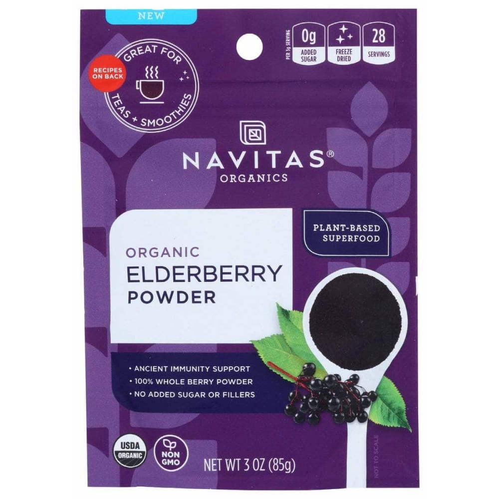 NAVITAS Navitas Elderberry Powder, 3 Oz