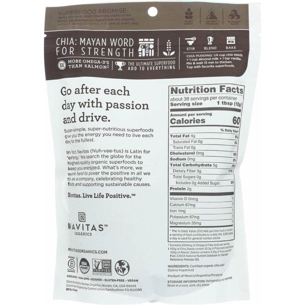 Navitas Navitas Organic Chia Seeds, 16 oz