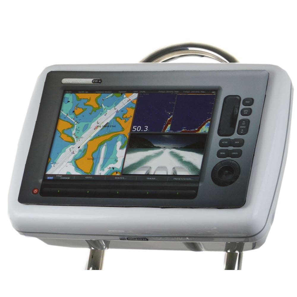 NavPod GP1031 SailPod Precut f/ Raymarine C120W f/ 9.5 Pedestal Guard - Boat Outfitting | Display Mounts - NavPod
