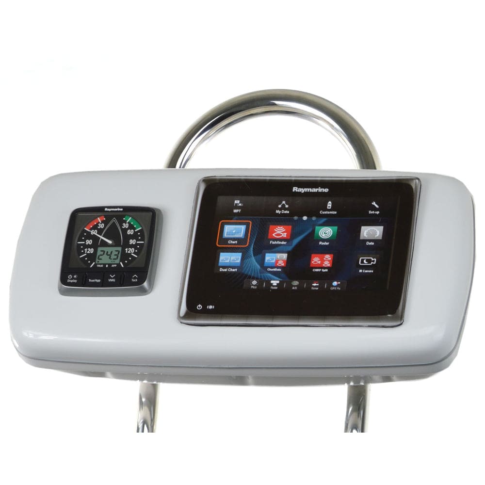 NavPod GP1040-14 SystemPod Pre-Cut f/ Raymarine a95/ a97/ a98 & 1 Instrument f/ 9.5 Wide Guard - Boat Outfitting | Display Mounts - NavPod