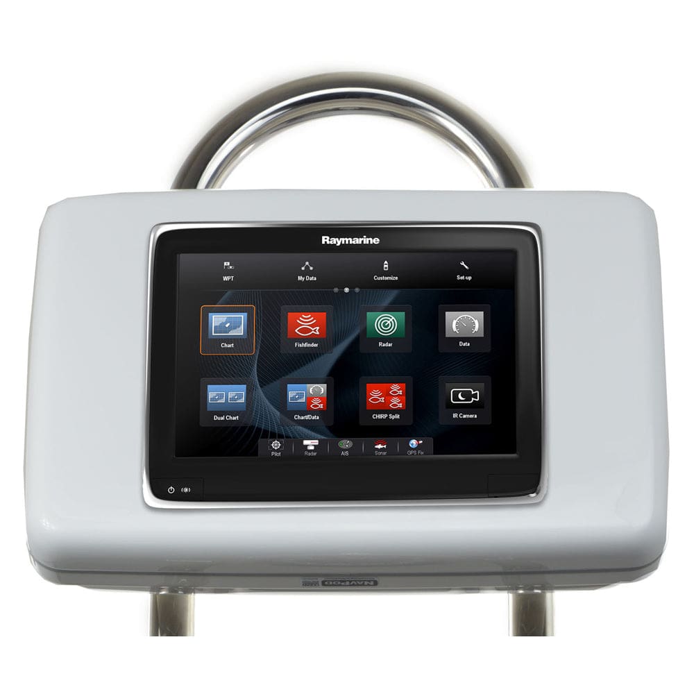 NavPod GP1204 SailPod Pre-Cut f/ Raymarine a125 / a127 / a128 f/ 9.5 Wide Guard - Boat Outfitting | Display Mounts - NavPod