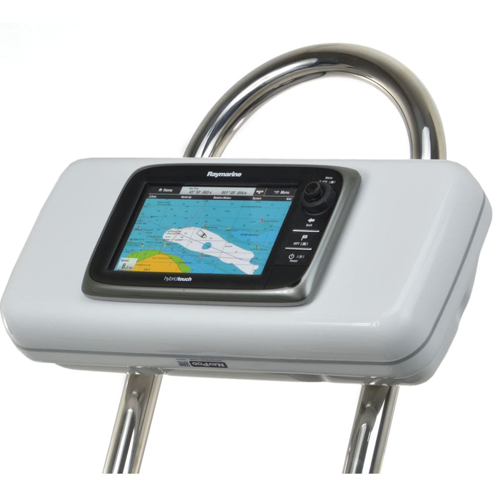 NavPod GP1522 SystemPod Pre-Cut f/ Raymarine e7/ e7D Mounted In Center f/ 9.5 Wide Guard - Boat Outfitting | Display Mounts - NavPod