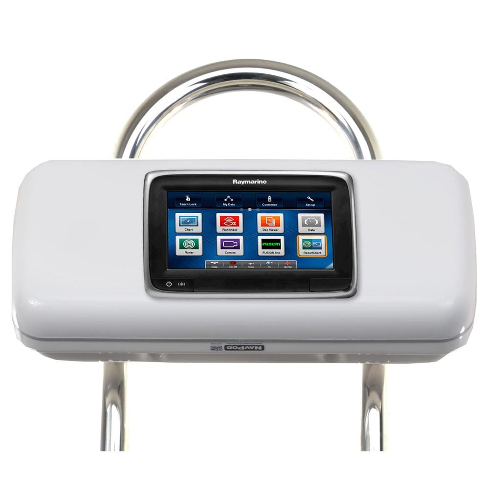 NavPod GP1523 SystemPod Pre-Cut f/ Raymarine a75/ a77/ a78 Mounted In Center f/ 9.5 Wide Guard - Boat Outfitting | Display Mounts - NavPod