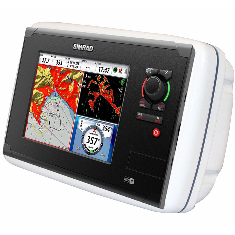 NavPod GP2058 SailPod Precut f/ Simrad NSS8 f/ 12 Wide Pedestal Guard - Boat Outfitting | Display Mounts - NavPod