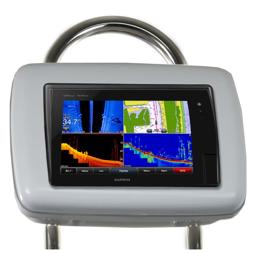 NavPod GP2200-12 SailPod Pre-Cut f/ Garmin 7412 / 7412xsv / 7612 / 7612xsv f/ 12 Wide Guard - Boat Outfitting | Display Mounts - NavPod