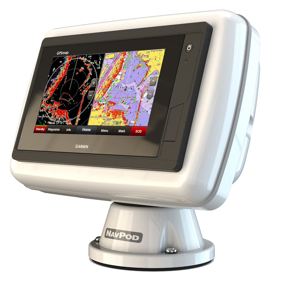 NavPod PowerPod Pre-Cut f/ Garmin 742xs 742 722xs & 722 - Boat Outfitting | Display Mounts - NavPod