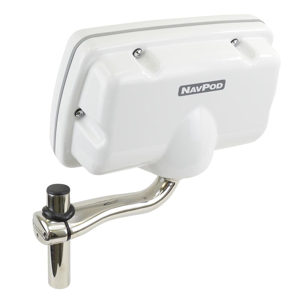 NavPod RailMount Pre-Cut f/ Simrad NSS9 evo3/ B&G Zeus3 9 Fits 1 or 1.25 Tubing - Boat Outfitting | Display Mounts - NavPod