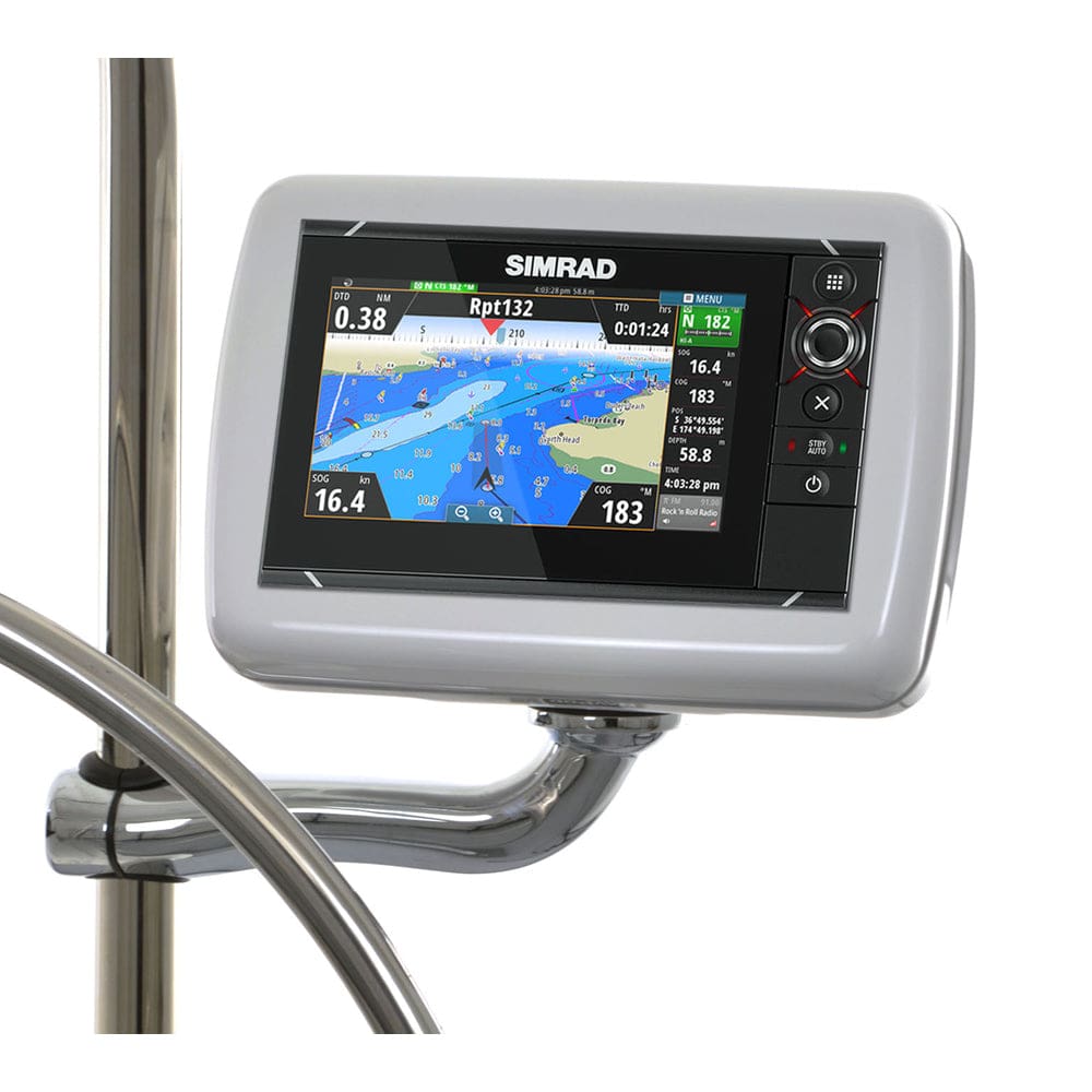 NavPod RMX4406 RailMount Pre-Cut f/ Simrad NSS7 evo2 or B&G Zeus² 7 - Boat Outfitting | Display Mounts - NavPod