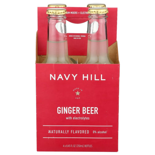 NAVY HILL: Beer Giner 4Pk 33.8 FO (Pack of 3) - Grocery > Beverages - NAVY HILL