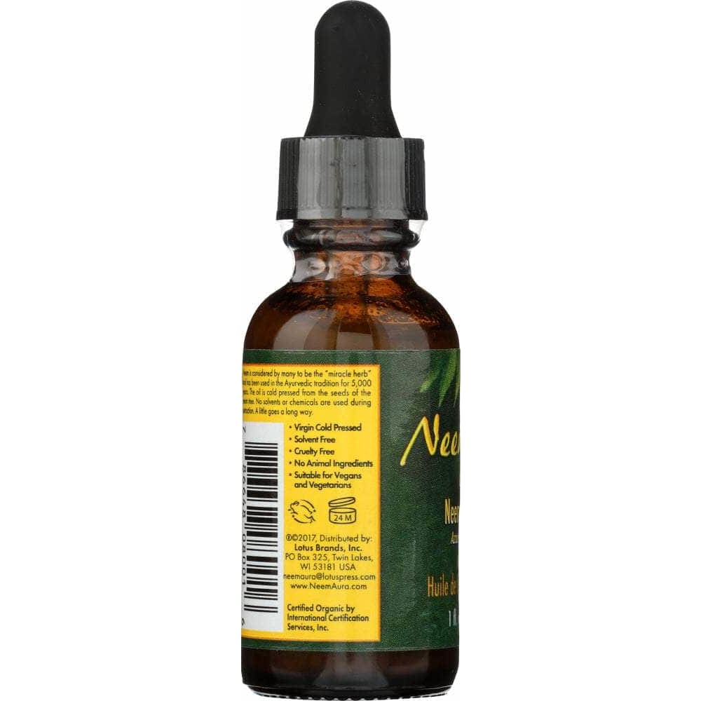 NEEMAURA Neem Aura Naturals Organic Neem Seed Oil, 1 Oz
