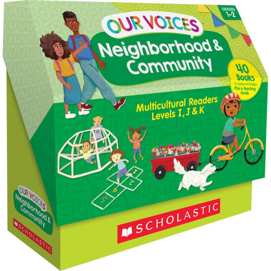 Neighborhood & Community Class Set Our Voices - Leveled Readers - Scholastic Teaching Resources