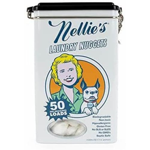 NELLIES ALL NATURAL Home Products > Laundry Detergent NELLIES ALL NATURAL Laundry Nuggets 50 Loads, 2.1 lb
