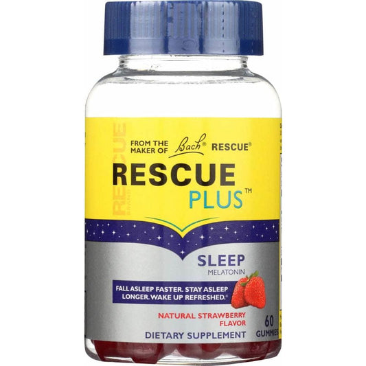 RESCUE PLUS Nelson Bach Rescue Plus Sleep Melatonin Gummy, 60 Pc