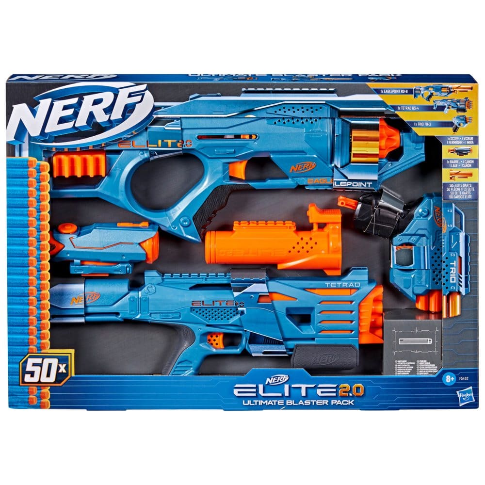 Nerf Elite 2.0 Ultimate Blaster Pack - Action Figures & Playsets - ShelHealth