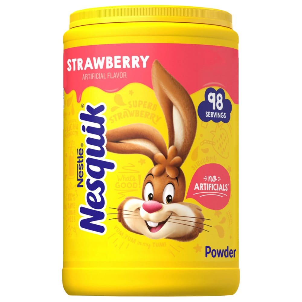 Nesquik Strawberry Powder Drink Mix (41.9 oz.) - Powders & Mixers - Nesquik Strawberry