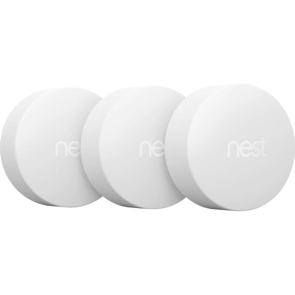 Nest Temperature Sensor - Smart Home Thermostat Sensor (3 Pack) - Smart Accessories - Nest