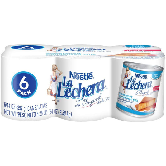 Nestle La Lechera Sweetened Condensed Milk (14 oz. 6 pk.) - Baking - Nestle