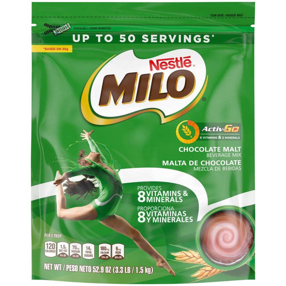 NESTLE MILO Chocolate Malt Beverage Mix (52.9 oz.) | ShelHealth