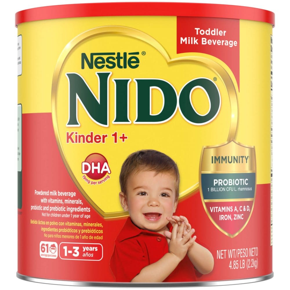 Nestle NIDO Kinder 1+ Toddler Powdered Milk Beverage (4.85 lbs.) - Baby Feeding Productsâ€‹ - Nestle