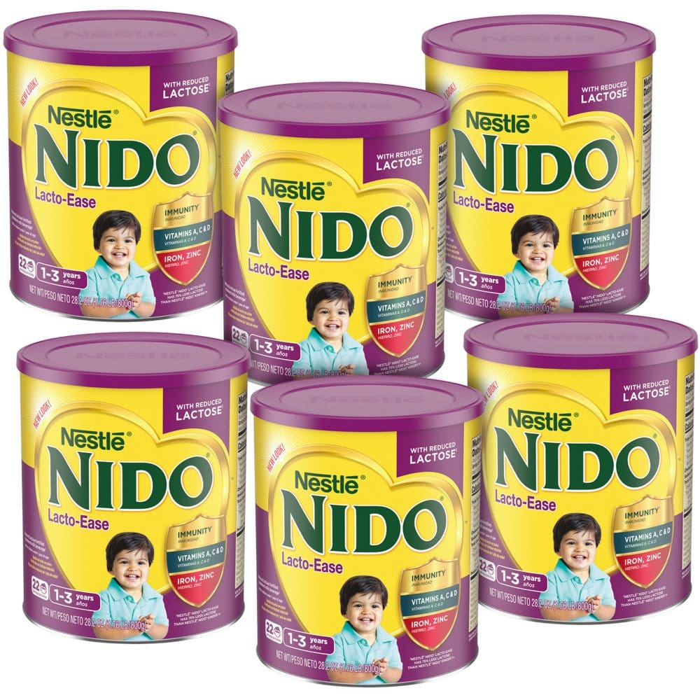 Nestle NIDO Lacto-Ease Toddler Powdered Milk Beverage (1.76 lb. 6 pk.) - Baby Formula - Nestle