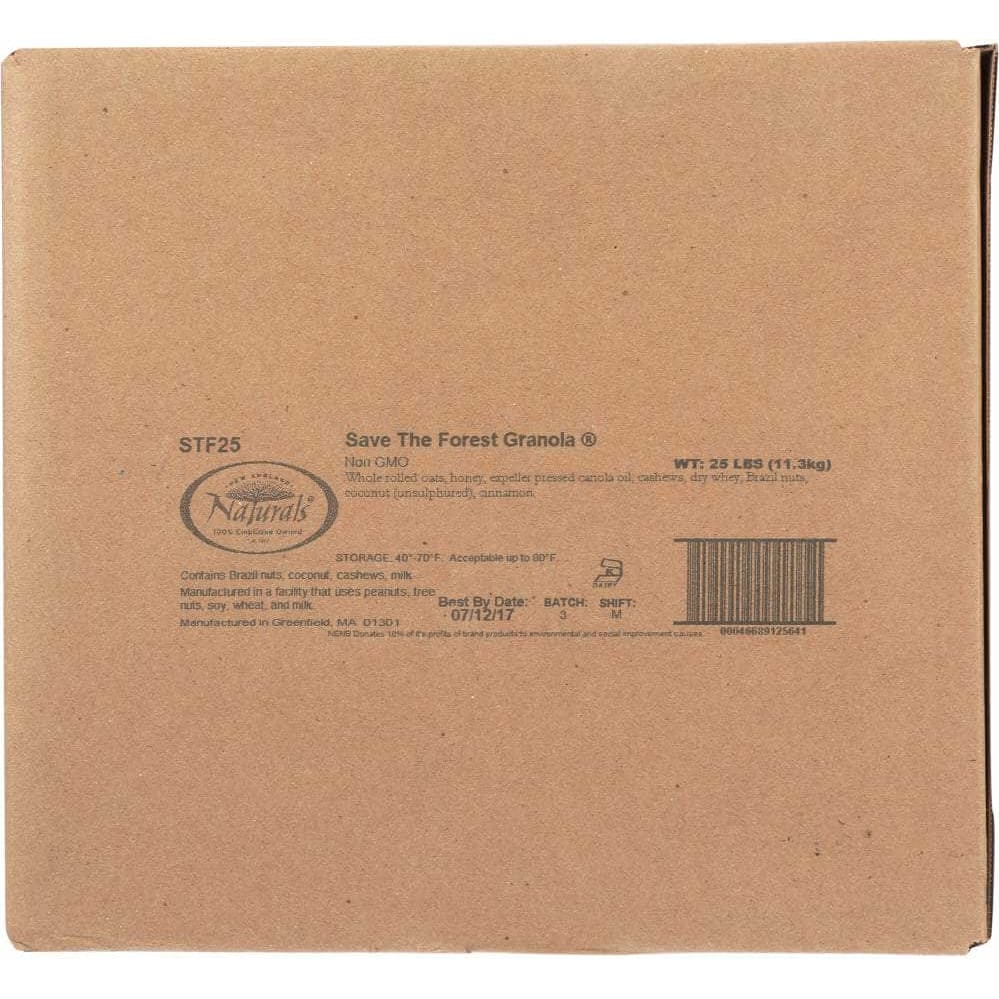 New England Naturals New England Natural Save the Forest Nut Granola, 25 lb