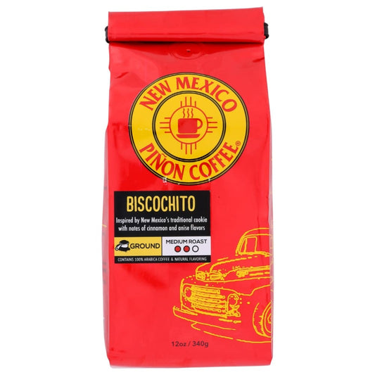 NEW MEXICO PINON COFFEE: Biscochito Ground Coffee 12 oz (Pack of 3) - Grocery > Beverages > Coffee Tea & Hot Cocoa - NEW MEXICO PINON COFFEE