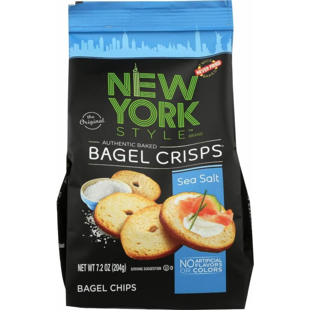 NEW YORK STYLE NEW YORK STYLE Sea Salt Bagel Crisps, 7.2 oz