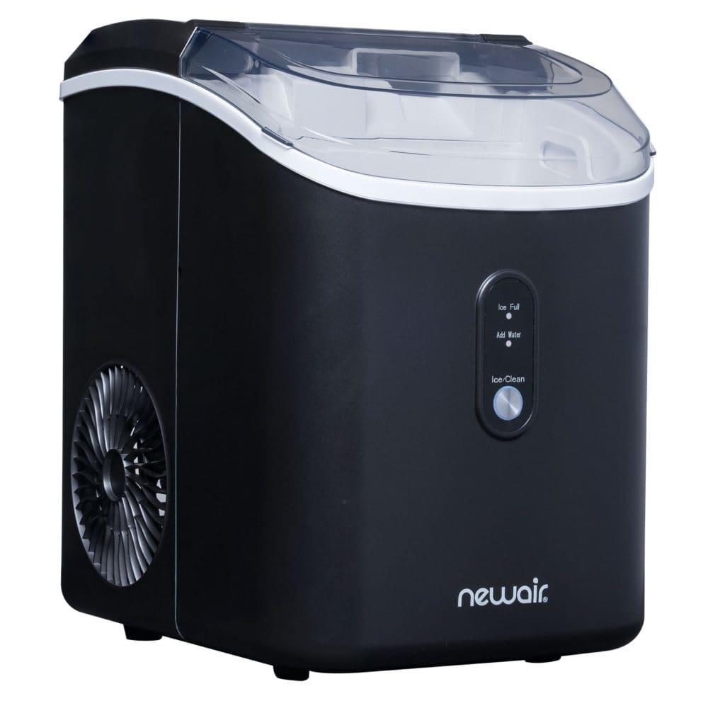 Newair 26 lbs. Countertop Nugget Ice Maker in Matte Black - Freezers & Ice Makers - Newair