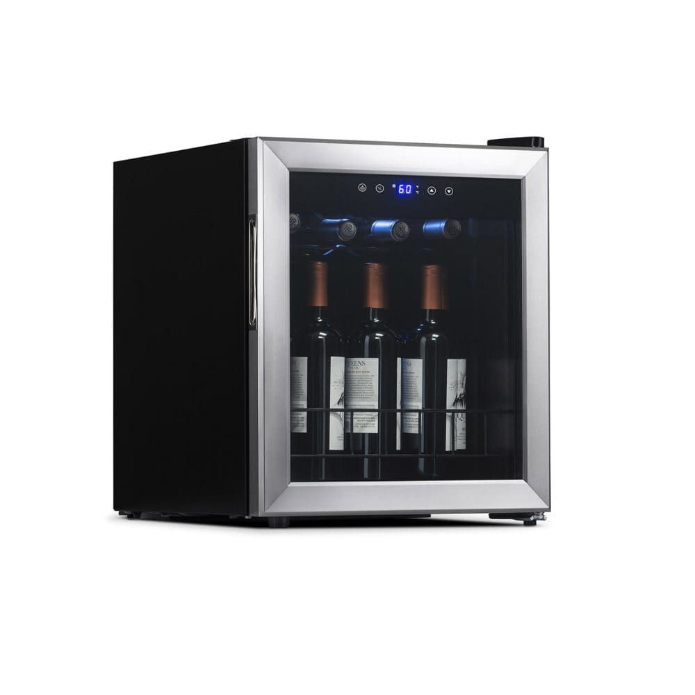 NewAir Freestanding 16-Bottle Compressor Wine Fridge in Stainless Steel - Wine & Beer Coolers - NewAir