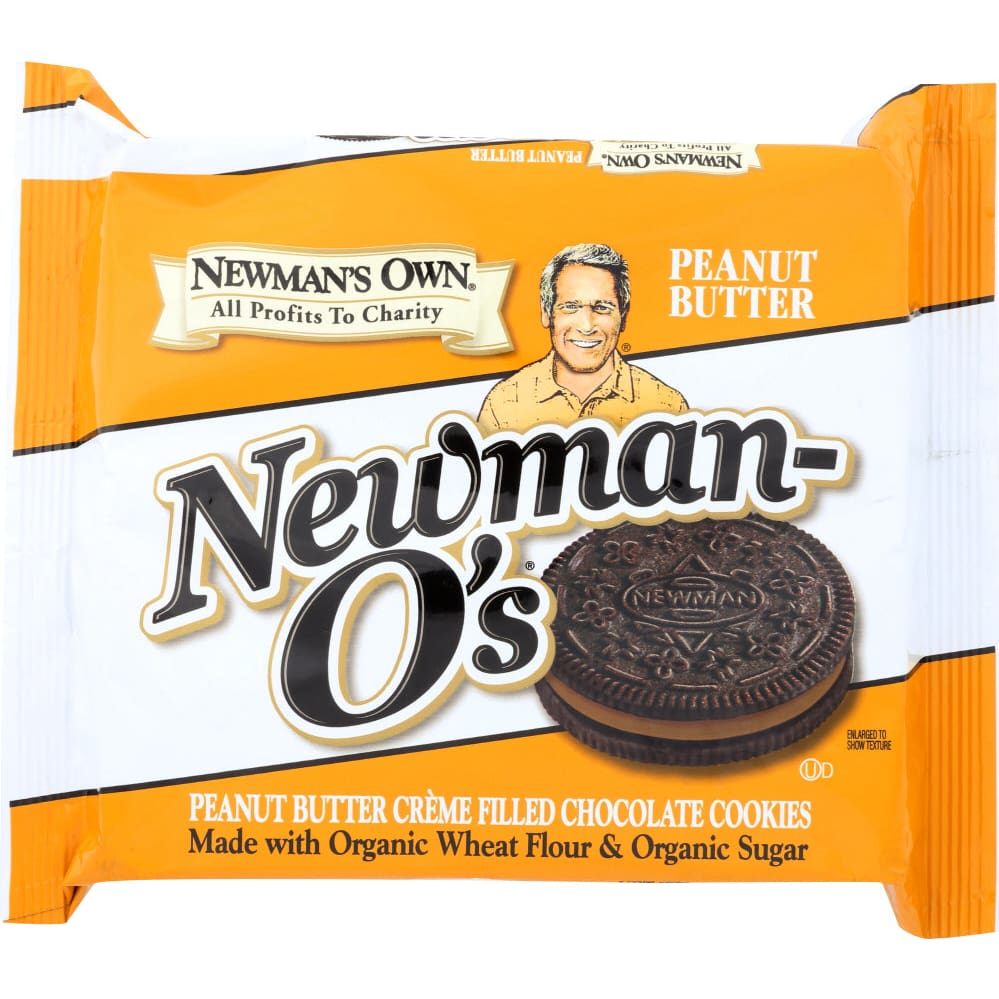 NEWMANS OWN ORGANIC: Cookie O Peanut Butter 13 oz (Pack of 4) - Natural Snacks > Cookies > Cookies - NEWMANS OWN