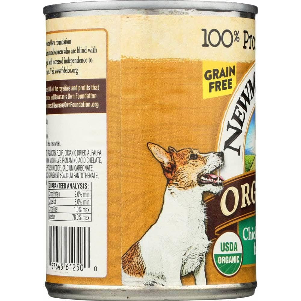 Newmans Own Newmans Own Organic Dog Can Grain Free Chicken, 12.7 oz