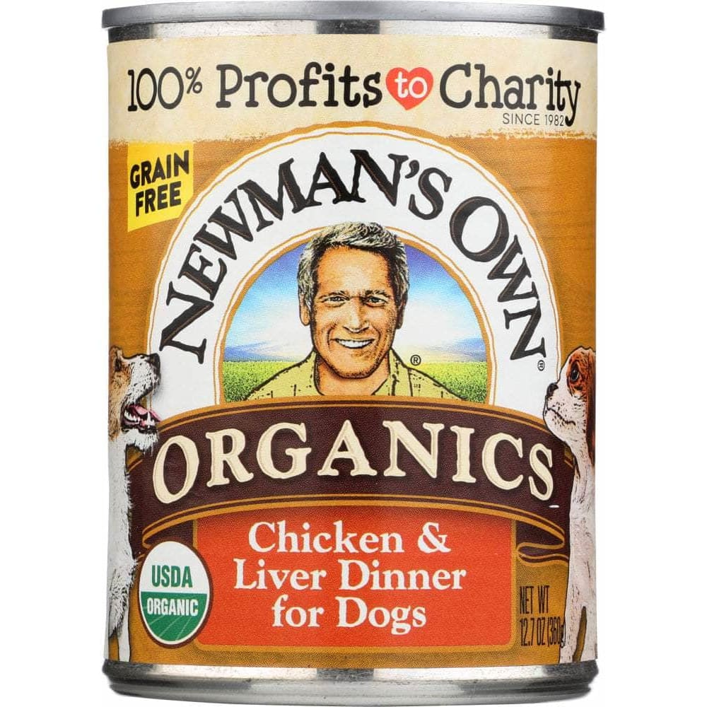 Newmans Own Newmans Own Organic Dog Can Green Free Liver Chicken, 12.7 oz