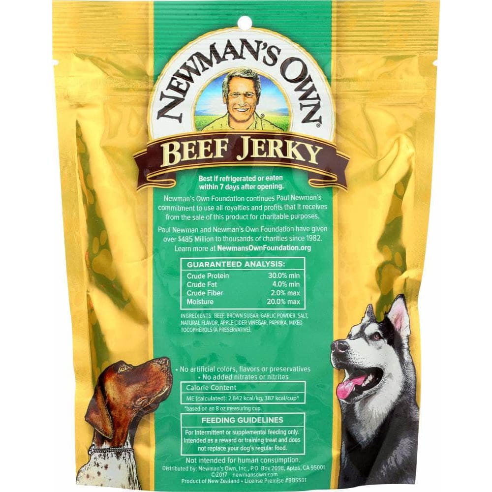 Newmans Own Newmans Own Organic Dog Treat Beef Jerky Original, 5 oz