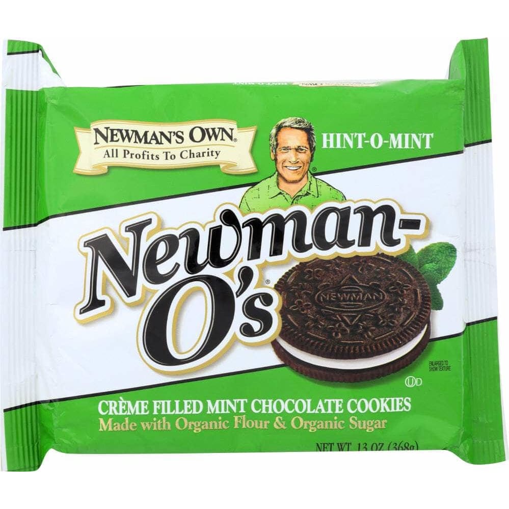 Newmans Own Newman's Own Organic Newman O's Cookies Mint Creme, 13 oz