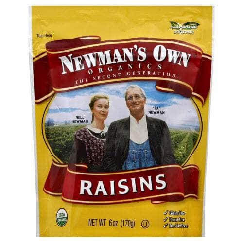 Newmans Own Newmans Own Organic Raisins Organic Zipbag, 6 oz