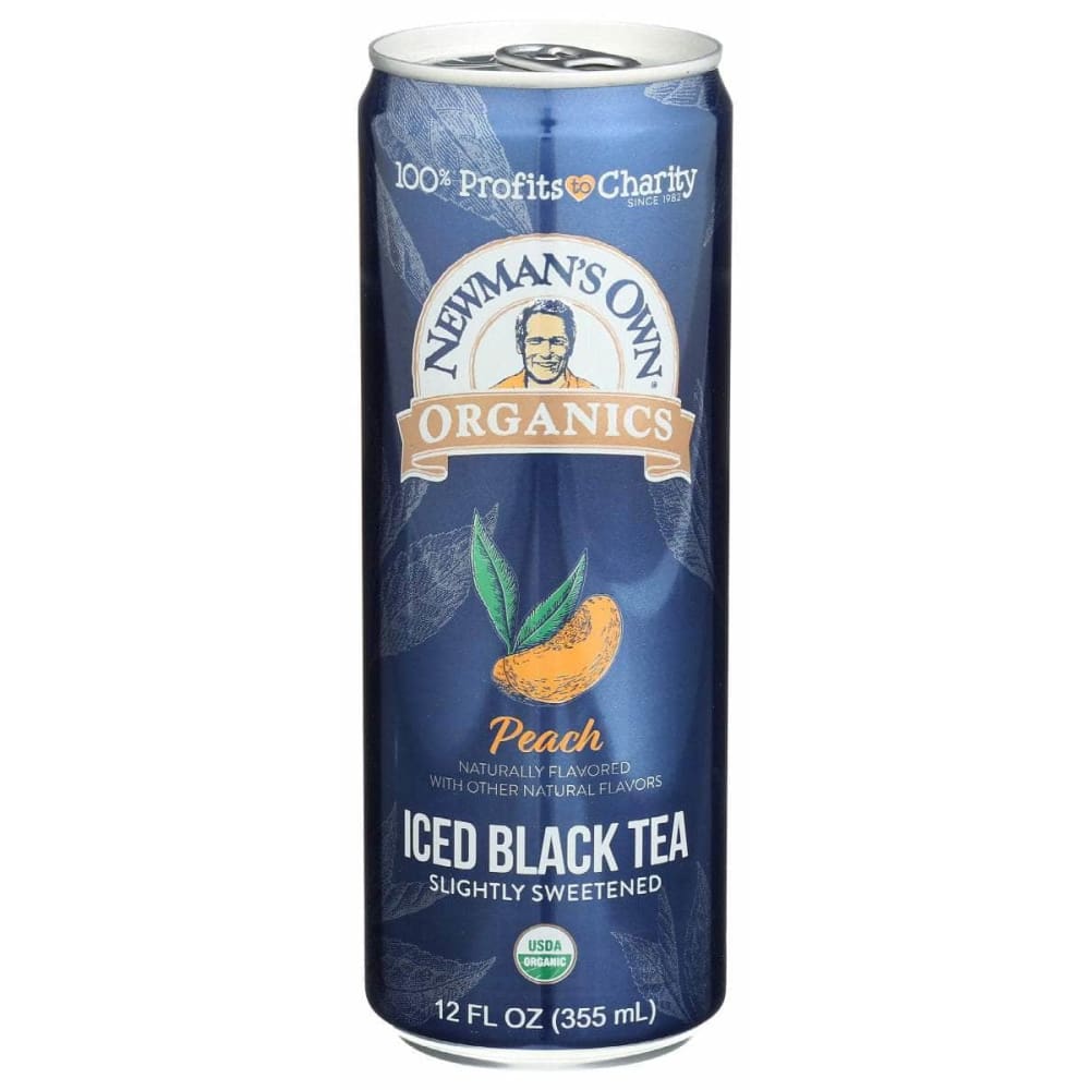 NEWMANS OWN ORGANICS Grocery > Beverages > Coffee, Tea & Hot Cocoa NEWMANS OWN ORGANICS: Peach Iced Black Tea, 12 fo