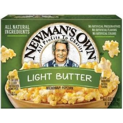 Newmans Own Newmans Own Popcorn Microwave Light Butter, 10.5 oz