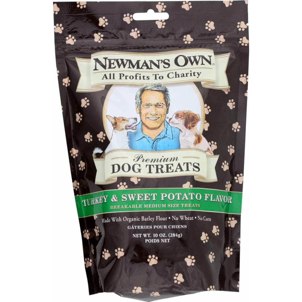 Newmans Own Newman's Own Premium Dog Treats Turkey and Sweet Potato, 10 oz