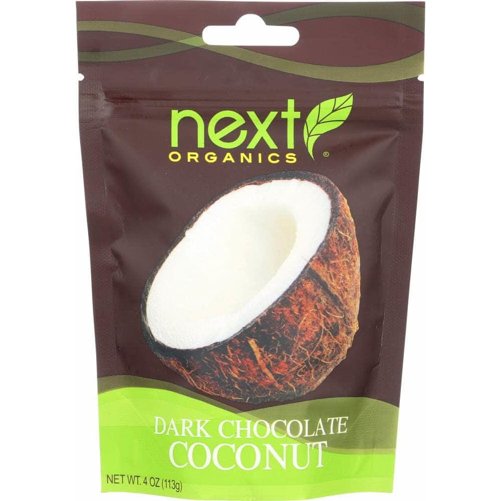 Next Organics Next Organics Chocolate Covered Fruit Coconut Dark Organic, 4 oz