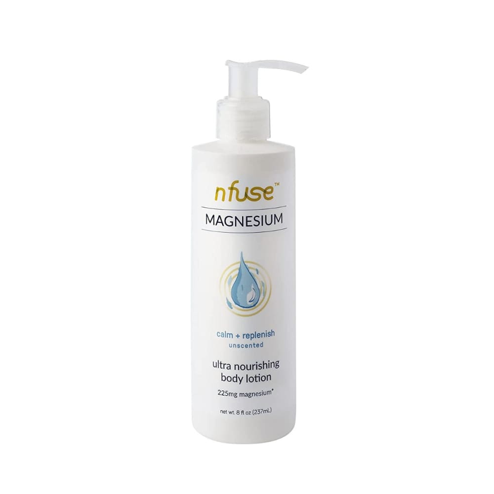 NFUSE: Unscented Topical Magnesium Lotion Calm Replenish 8 oz (Pack of 2) - Beauty & Body Care > Skin Care > Body Lotions & Cremes - NFUSE