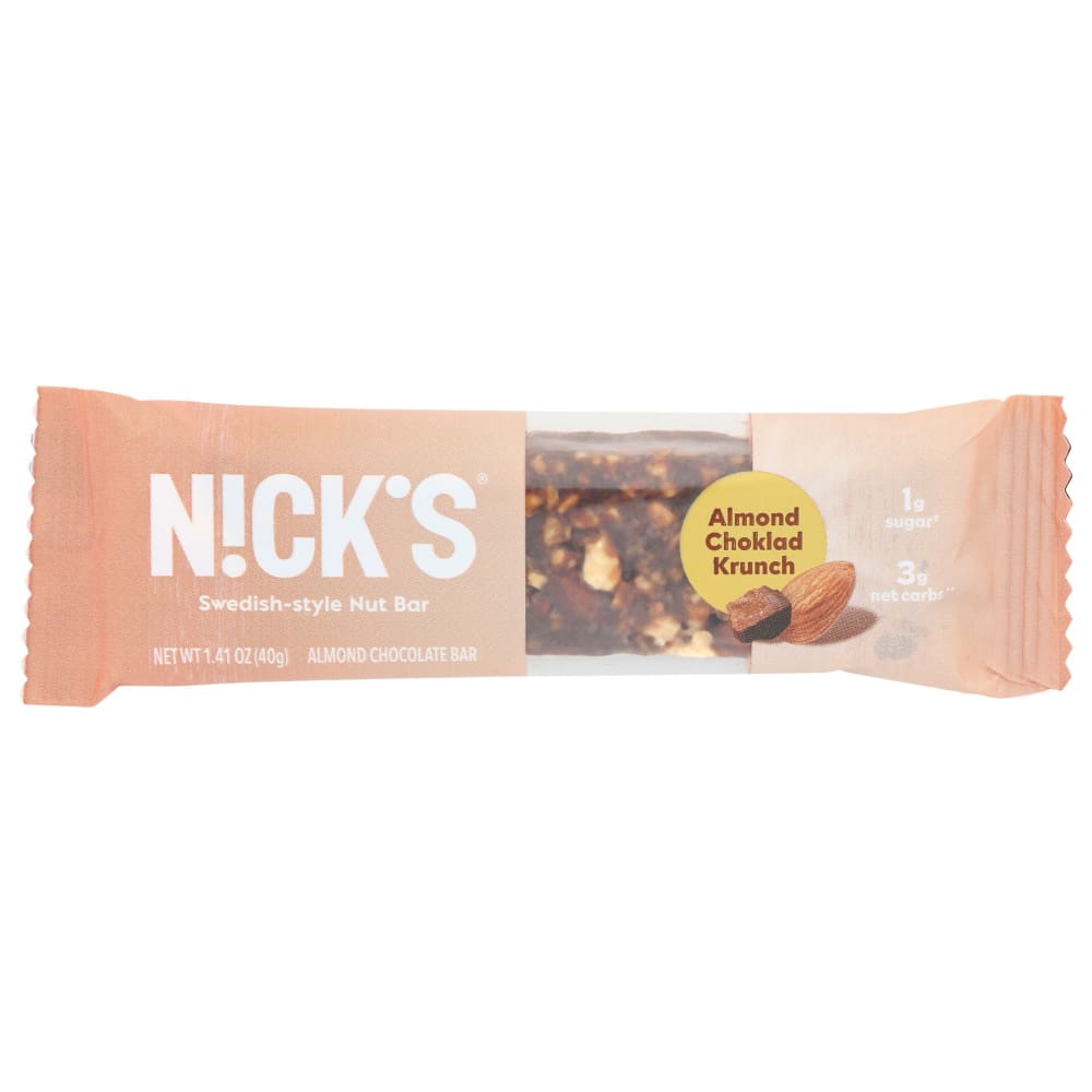 NICKS: Almond Choklad Krunch Bar 1.41 oz (Pack of 5) - Grocery > Nutritional Bars - NICKS
