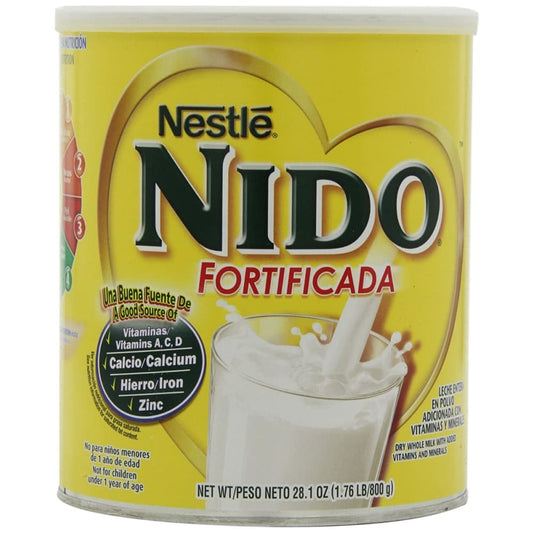 NIDO: Fortificada Dry Whole Milk Powder 28.16 oz - Beverages > Milk - NIDO