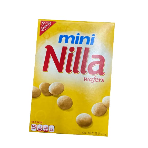 Nilla Nilla Wafers Mini Vanilla Wafer Cookies, 11 oz Box