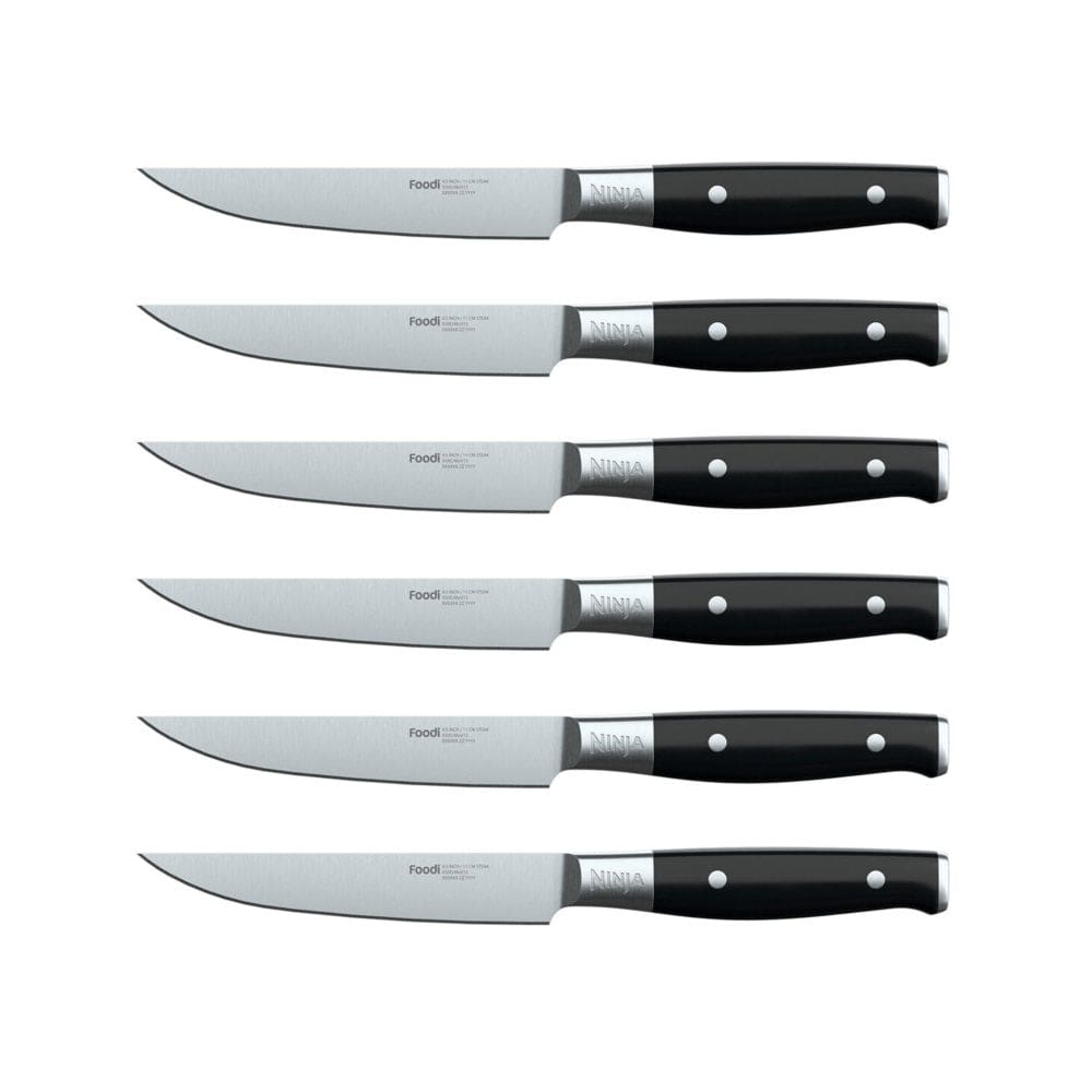 Ninja™ Foodi™ Premium 6-Piece Steak Knife Set (Pack of []) - Ninja NeverDull and NeverStick - Ninja™