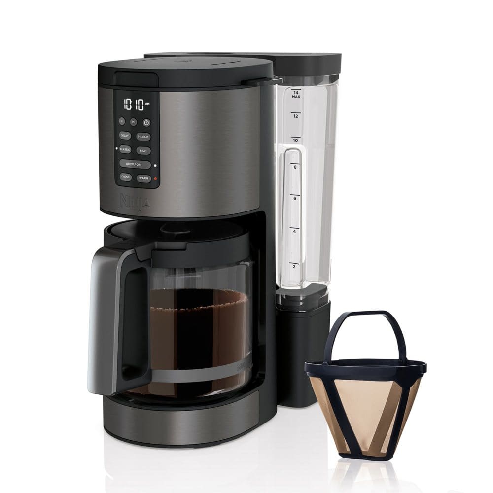Ninja Programmable XL 14-Cup Coffee Maker PRO Black Stainless Steel - Coffee Makers - ShelHealth