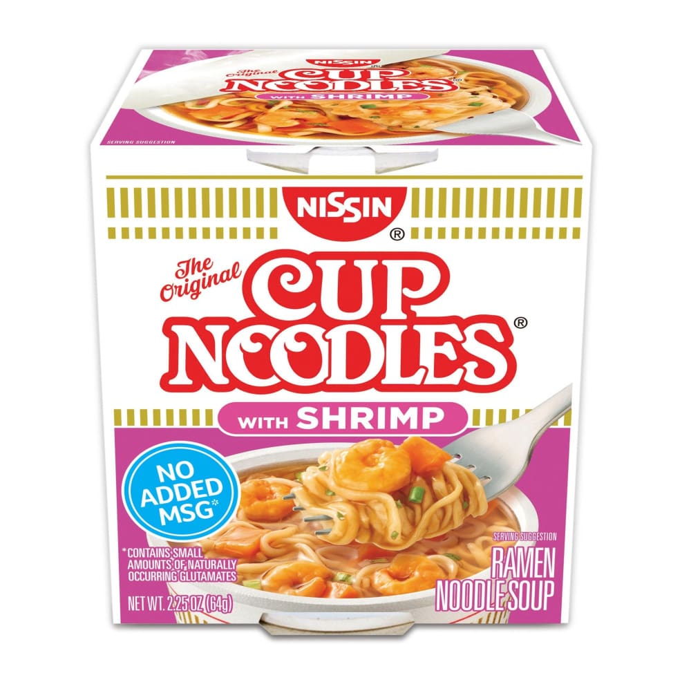 Nissin Cup Noodles with Shrimp 24 pk./2.25 oz. - Nissin