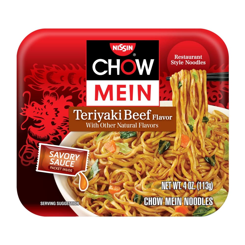 Nissin Teriyaki Chow Mein Meal 8 pk./4 oz. - Home/Seasonal/Winter/Comfort Foods/ - Nissin Foods
