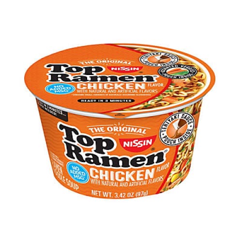 Nissin Top Ramen Chicken Bowl 6 pk. - Home/Grocery/Specialty Shops/Gaming Snacks/ - Nissin Foods