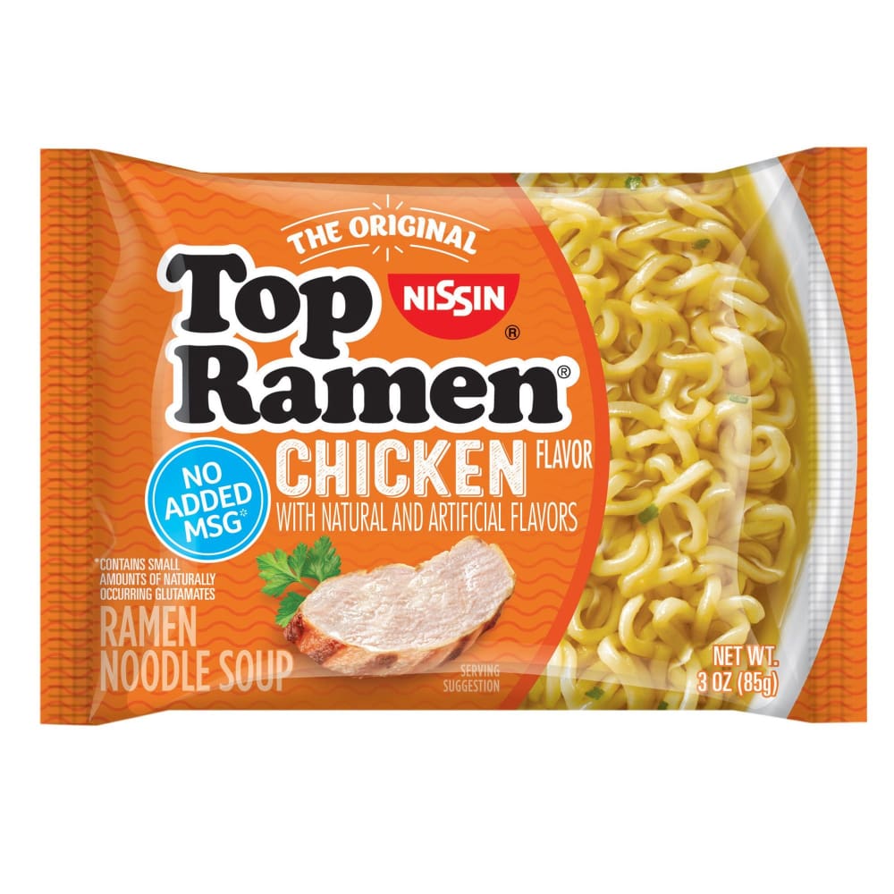 Nissin Top Ramen Chicken Flavor Noodle Soup 48 pk./3 oz. - Nissin