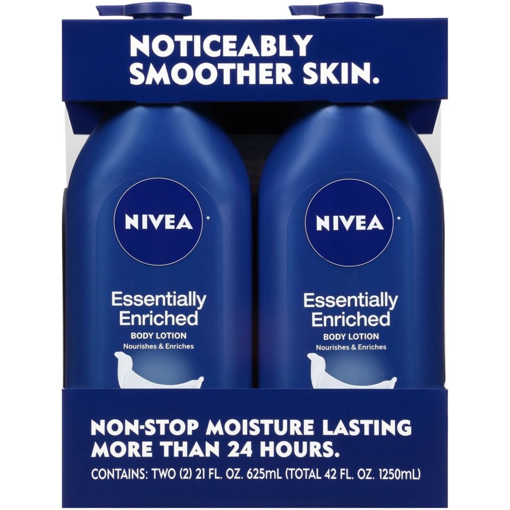 NIVEA Essentially Enriched Body Lotion (21 fl. oz. 2 pk.) - Bath & Body - NIVEA